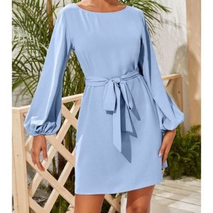 Duchess Sky Blue Shift Dress