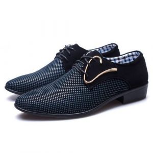 Men's Large Size Business Casual Formal Shoes-BLUE2