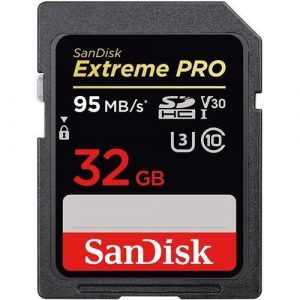 SanDisk 32GB 95MB-s Extreme Pro UHS-I SDHC Memory Cards