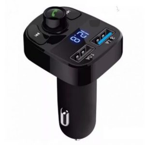 CAR X8 Dual USB Car Charger, Hands-free Wireless BT FM Transmitter & Music Adapter, MP3 Player