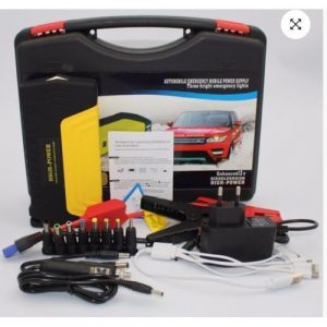 JUMP STARTER KIT And POWER BANK For Cars, Laptop & Mobile Devices - Emergency Car Battery 50800mAH 12V ULTRASAFE LITHIUM - Torch Light- MULTI FUNCTIONAL