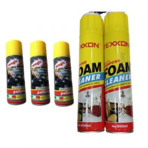 TEXXON MULTI PURPOSE FOAM CLEANER 2pc And 3pcs Of Dashboard Polish