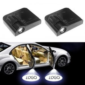 4Pcs Wireless Welcome Light Car Door Light LED HD Logo Light