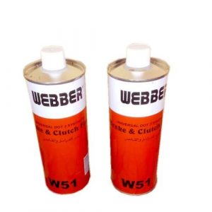 Webber Dot3 Synthetic Brake Clutch Fluid 485ml X 2